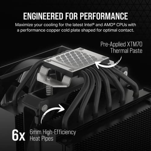 Corsair A115 Twin Tower 140mm CPU Air Cooler